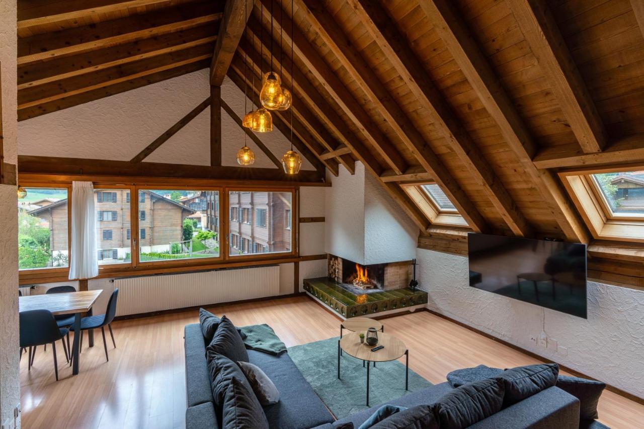 Jungfrau-View Apartment, Terrace & Free Parking ヴィルダースヴィル エクステリア 写真