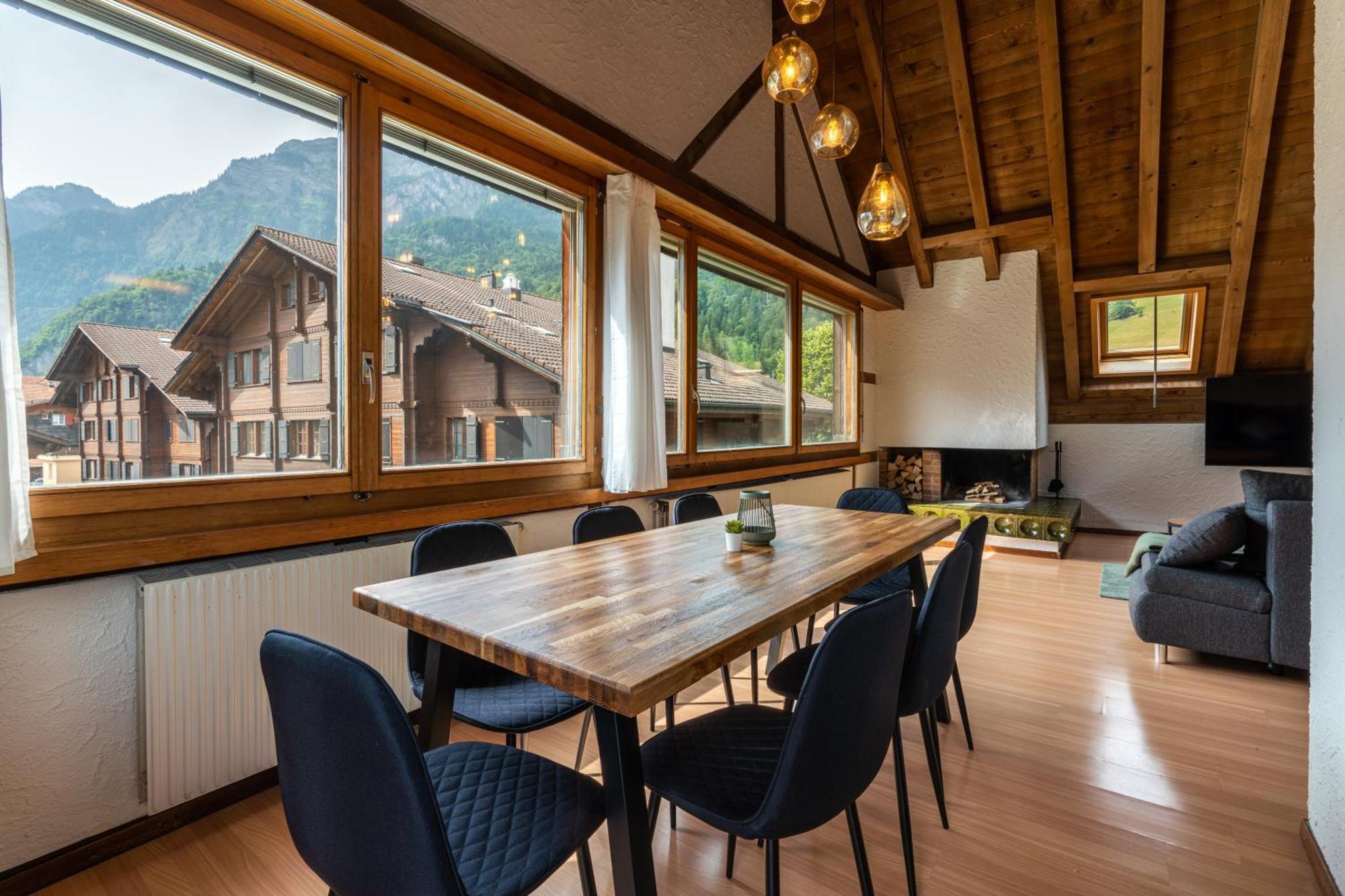Jungfrau-View Apartment, Terrace & Free Parking ヴィルダースヴィル エクステリア 写真